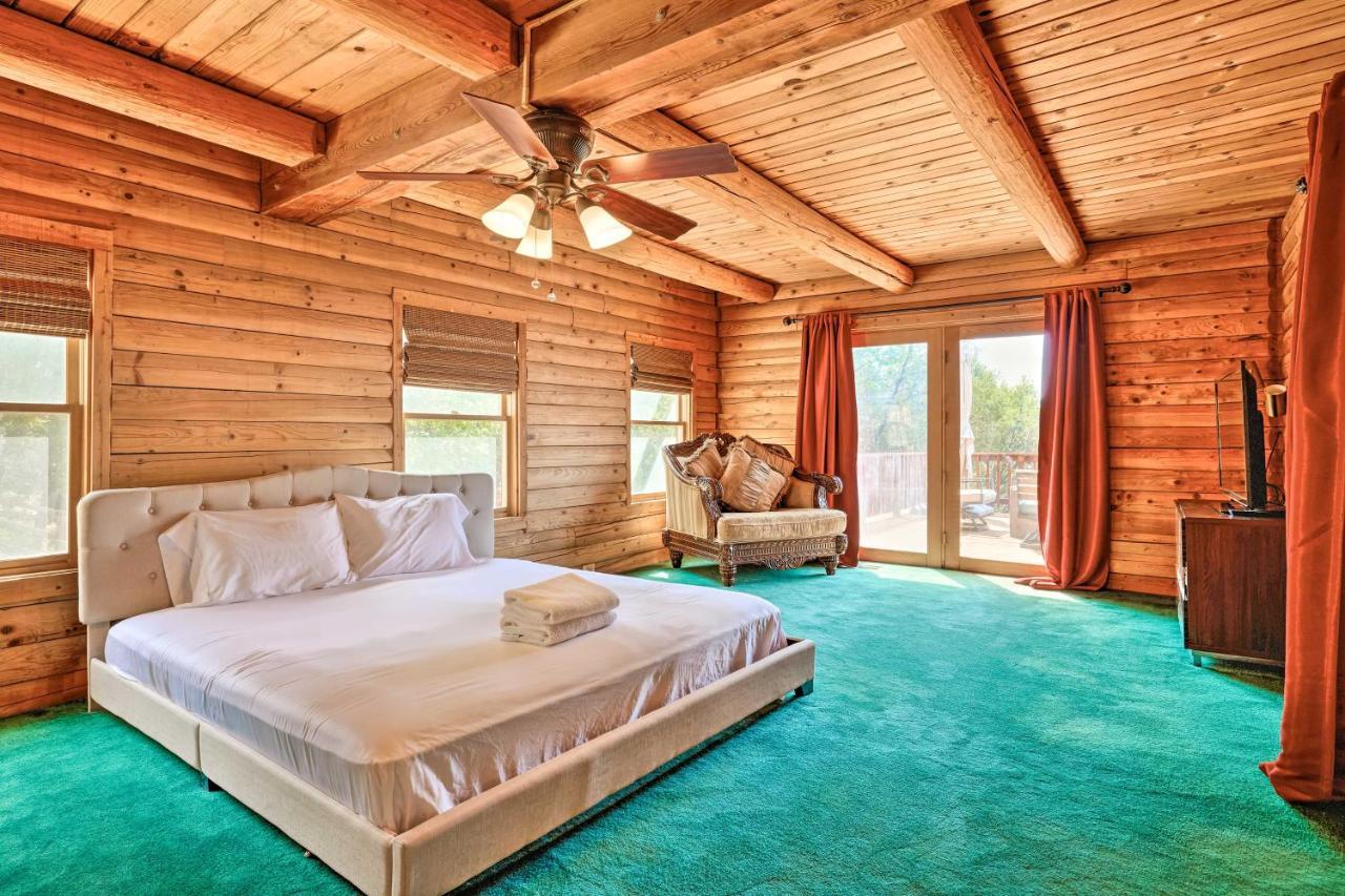 Stunning Log Cabin With Great Views, Firepit, Deck Near Twain Hart Sonora Exterior foto
